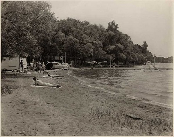 Groomes Bathing Beach - Old Photo (newer photo)
